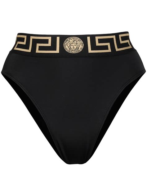 bikini versace style|Versace high waist bikini bottom.